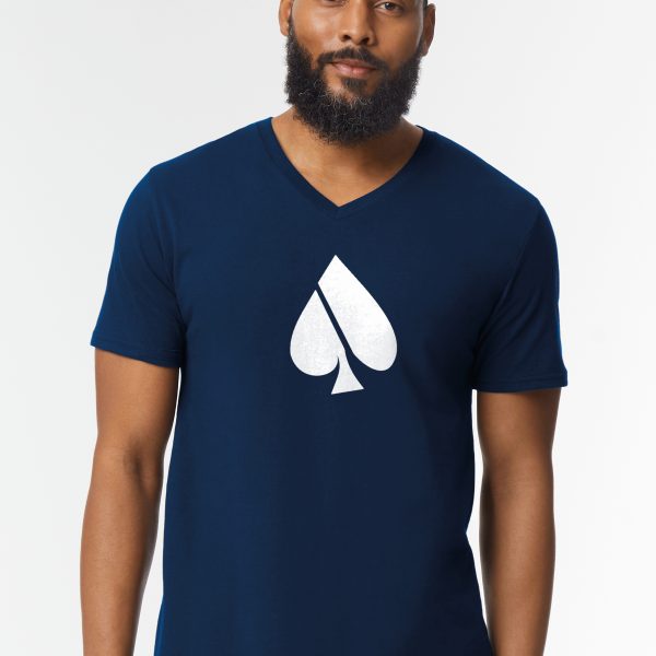 FASH ACE ACE-ICON Personalised V-Neck T-Shirt (Men)