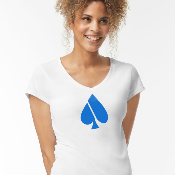 FASH ACE ACE-ICON Personalised V-Neck T-Shirt (Women)