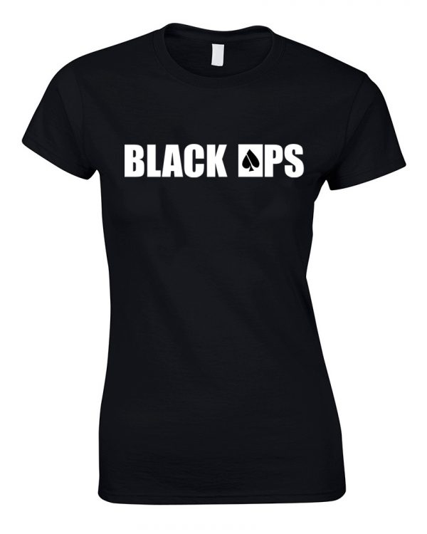 FASH-ACE BLACK OPS T-Shirt (Ladies) - Image 2