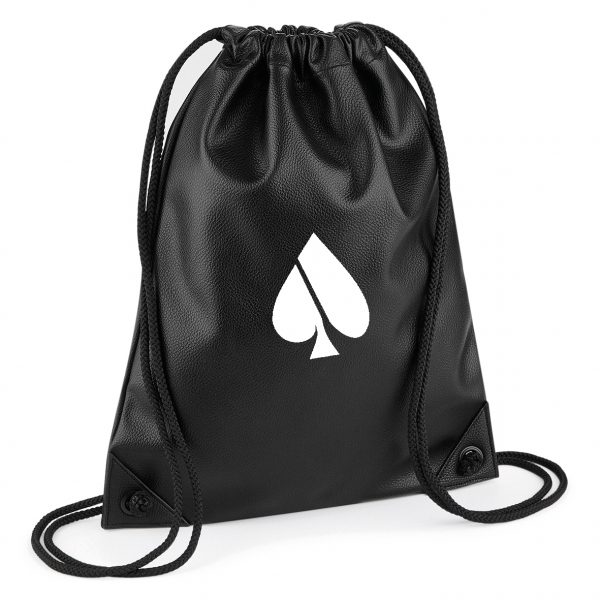 FASH-ACE Faux Leather Gymsac