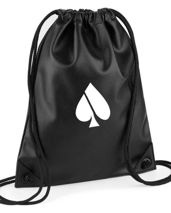 FASH-ACE Faux Leather Gymsac
