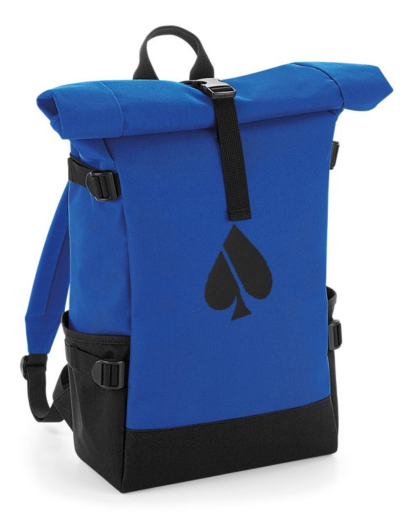 FASH-ACE Block Roll-Top Backpack