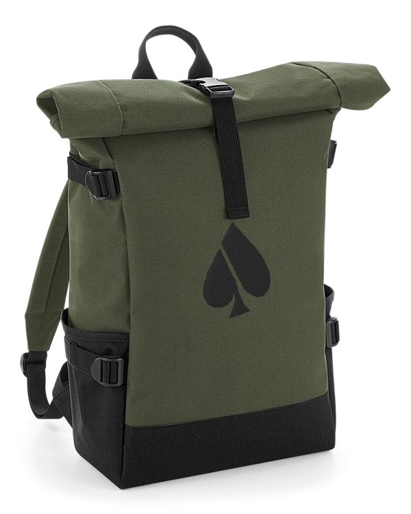 FASH-ACE Block Roll-Top Backpack - Image 5