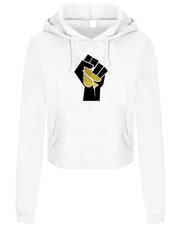 FASH ACE Glitter ACE-POWER Cropped Hoodies (Ladies) - Image 10