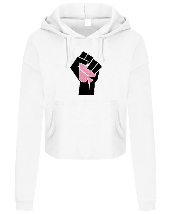 FASH ACE Glitter ACE-POWER Cropped Hoodies (Ladies) - Image 7