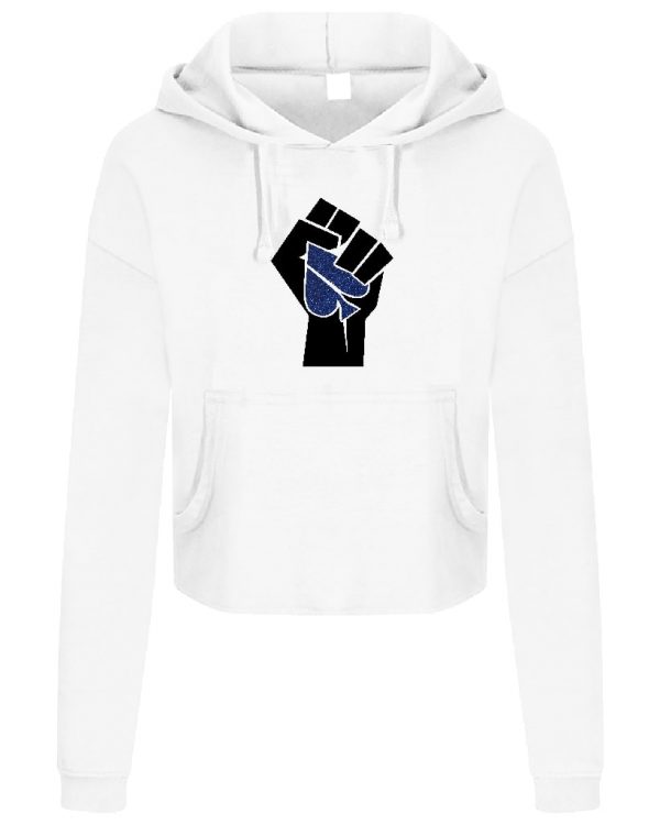 FASH ACE Glitter ACE-POWER Cropped Hoodies (Ladies) - Image 4