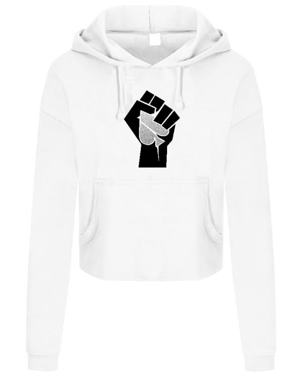 FASH ACE Glitter ACE-POWER Cropped Hoodies (Ladies) - Image 3