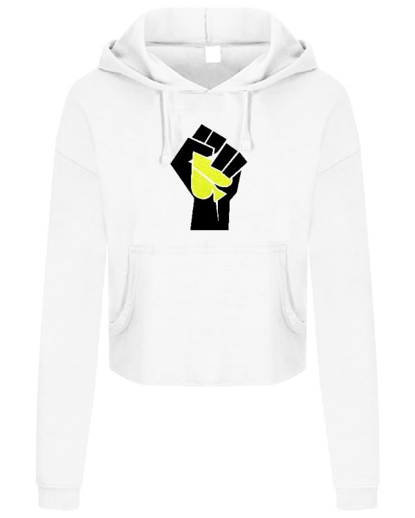 FASH ACE Glitter ACE-POWER Cropped Hoodies (Ladies) - Image 2