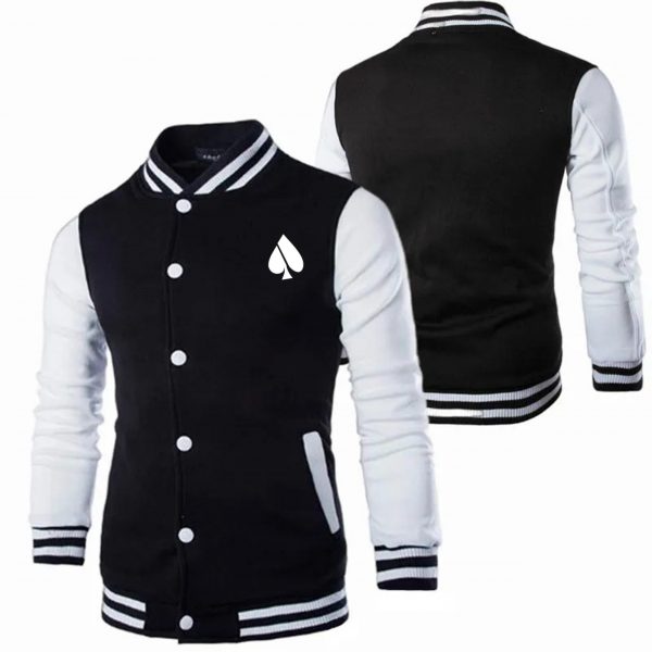FASH ACE ACE-ICON Baseball Varsity Jacket