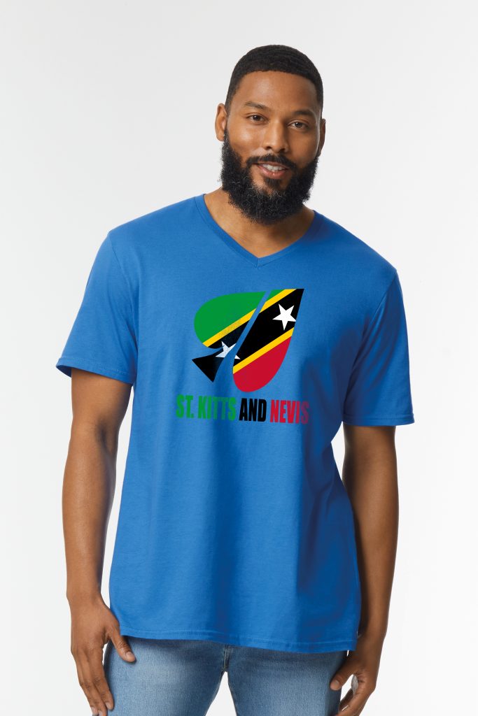 FASH ACE FLAGS Personalised V-Neck T-Shirts (Men)