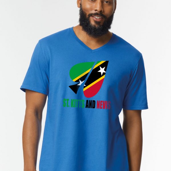 FASH ACE FLAGS Personalised V-Neck T-Shirts (Men)