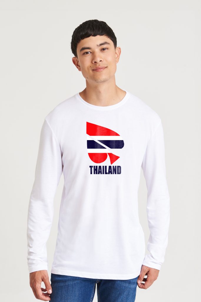 FASH ACE FLAGS Personalised Long Sleeve T-Shirts (Men)