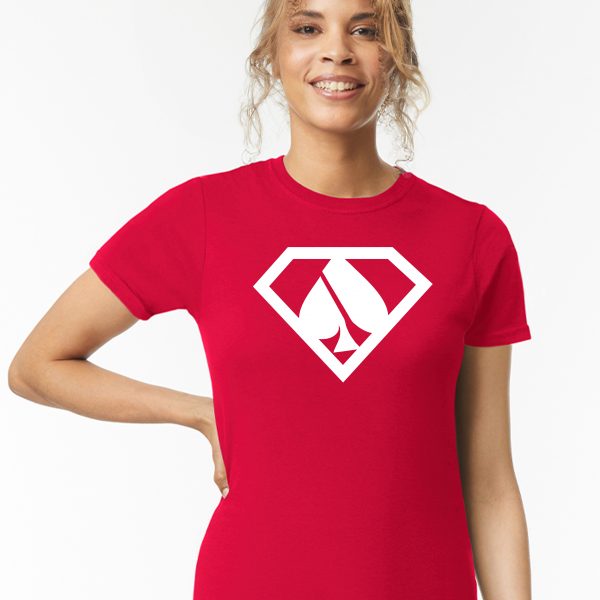 FASH ACE SUPER-ACE Personalised Crew Neck T-Shirt (Women)